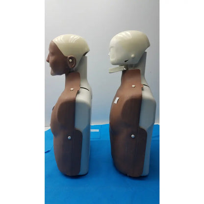 Lot of 2 Laerdal Little Anne CPR Manikins Dark Skin Torsos 1 Missing Face - CPR Training Manikin Torsos