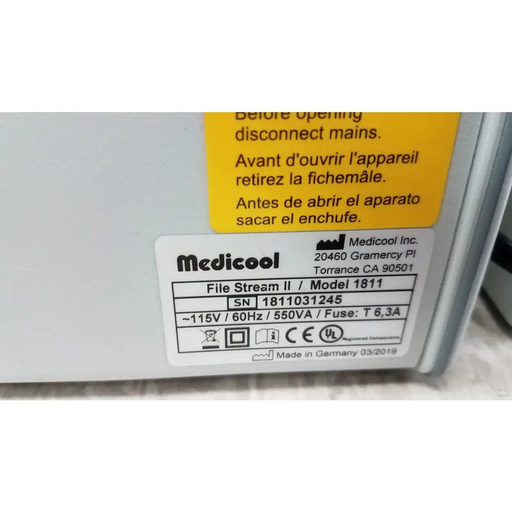 Medicool Lot of 2 Medicool 1811 File Stream II Podiatry Drill Podiatry Drill System, second-hand product photo 10