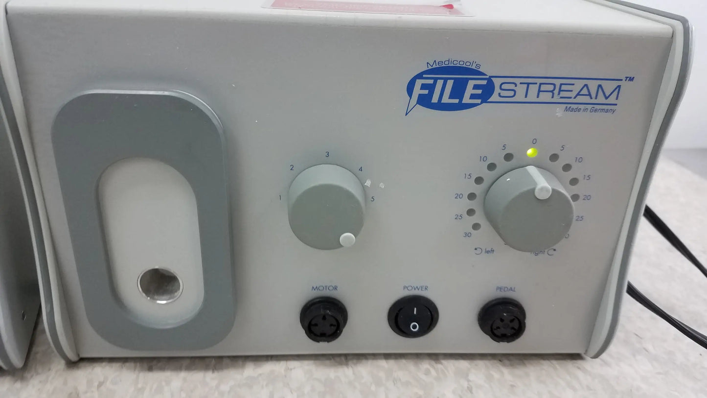 Medicool Lot of 2 Medicool 1811 File Stream II Podiatry Drill Podiatry Drill System, second-hand product photo 3
