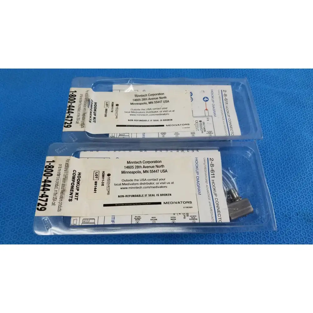 Medivators Lot of 2 - Medivators Hookup Kit Component - H28611-3E H28611-7E Hookup Kit Component, new product photo 1