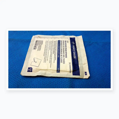 Lot of 2 Medline Avant Gauze Sterile Non-Woven Drain Sponges 4"x4" 6-Ply Ref NON256000