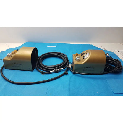 Lot of 2 Medtronic Midas Rex Legend Gold Pneumatic Drill Foot Control Unit - Pneumatic Drill Foot Control Unit