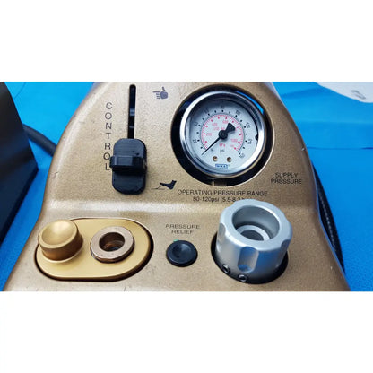 Lot of 2 Medtronic Midas Rex Legend Gold Pneumatic Drill Foot Control Unit - Pneumatic Drill Foot Control Unit