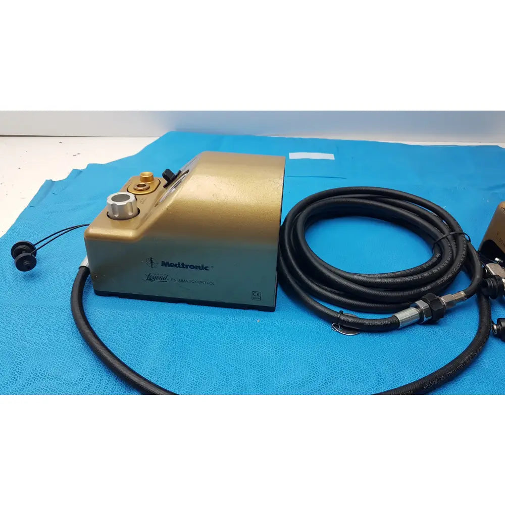 Lot of 2 Medtronic Midas Rex Legend Gold Pneumatic Drill Foot Control Unit - Pneumatic Drill Foot Control Unit