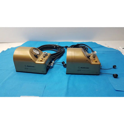 Lot of 2 Medtronic Midas Rex Legend Gold Pneumatic Drill Foot Control Unit - Pneumatic Drill Foot Control Unit