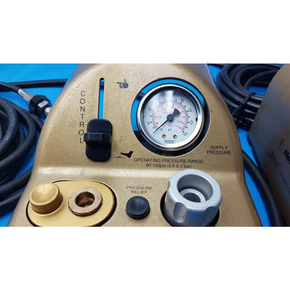 Lot of 2 Medtronic Midas Rex Legend Gold Pneumatic Drill Foot Control Unit - Pneumatic Drill Foot Control Unit