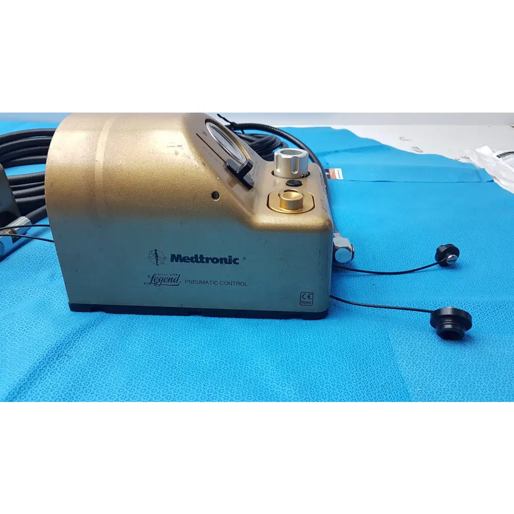 Lot of 2 Medtronic Midas Rex Legend Gold Pneumatic Drill Foot Control Unit - Pneumatic Drill Foot Control Unit