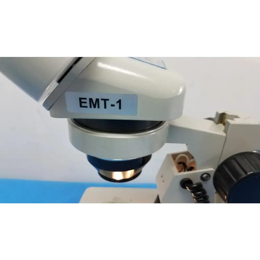 Meiji Techno Lot of 2 Meiji Techno EMT-1 Stereo Microscope Stereo Microscope, as-is (for parts) product photo 12