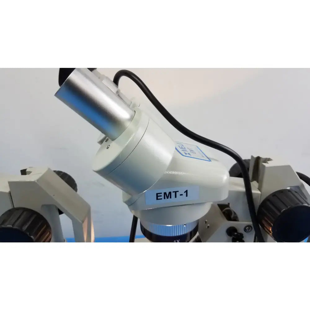 Meiji Techno Lot of 2 Meiji Techno EMT-1 Stereo Microscope Stereo Microscope, as-is (for parts) product photo 14