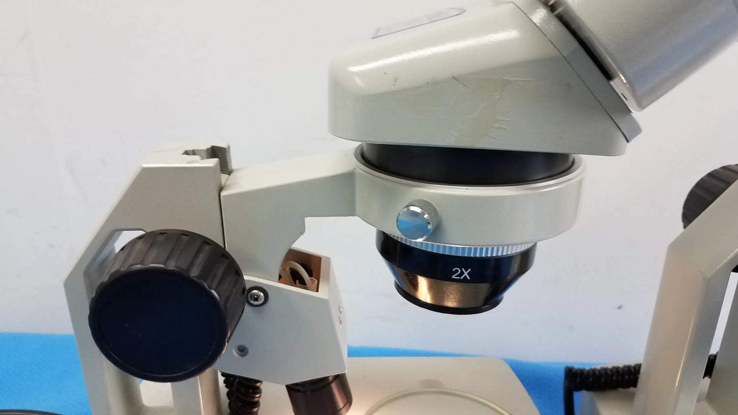 Meiji Techno Lot of 2 Meiji Techno EMT-1 Stereo Microscope Stereo Microscope, as-is (for parts) product photo 22