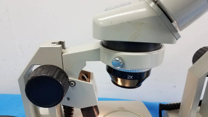 Meiji Techno Lot of 2 Meiji Techno EMT-1 Stereo Microscope Stereo Microscope, as-is (for parts) product photo 22