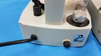 Meiji Techno Lot of 2 Meiji Techno EMT-1 Stereo Microscope Stereo Microscope, as-is (for parts) product photo 17
