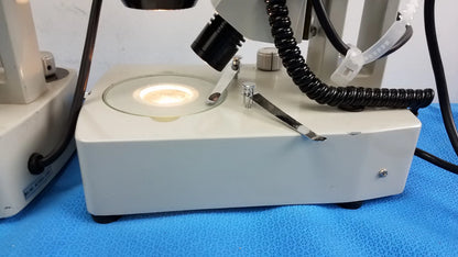 Meiji Techno Lot of 2 Meiji Techno EMT-1 Stereo Microscope Stereo Microscope, as-is (for parts) product photo 16