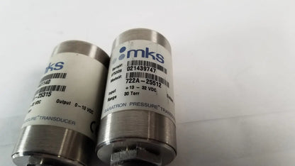 MKS Lot of 2 MKS Baratron Pressure Transducer 722A-25315, 200 Torr and 30 Torr Pressure Transducer, second-hand product photo 7