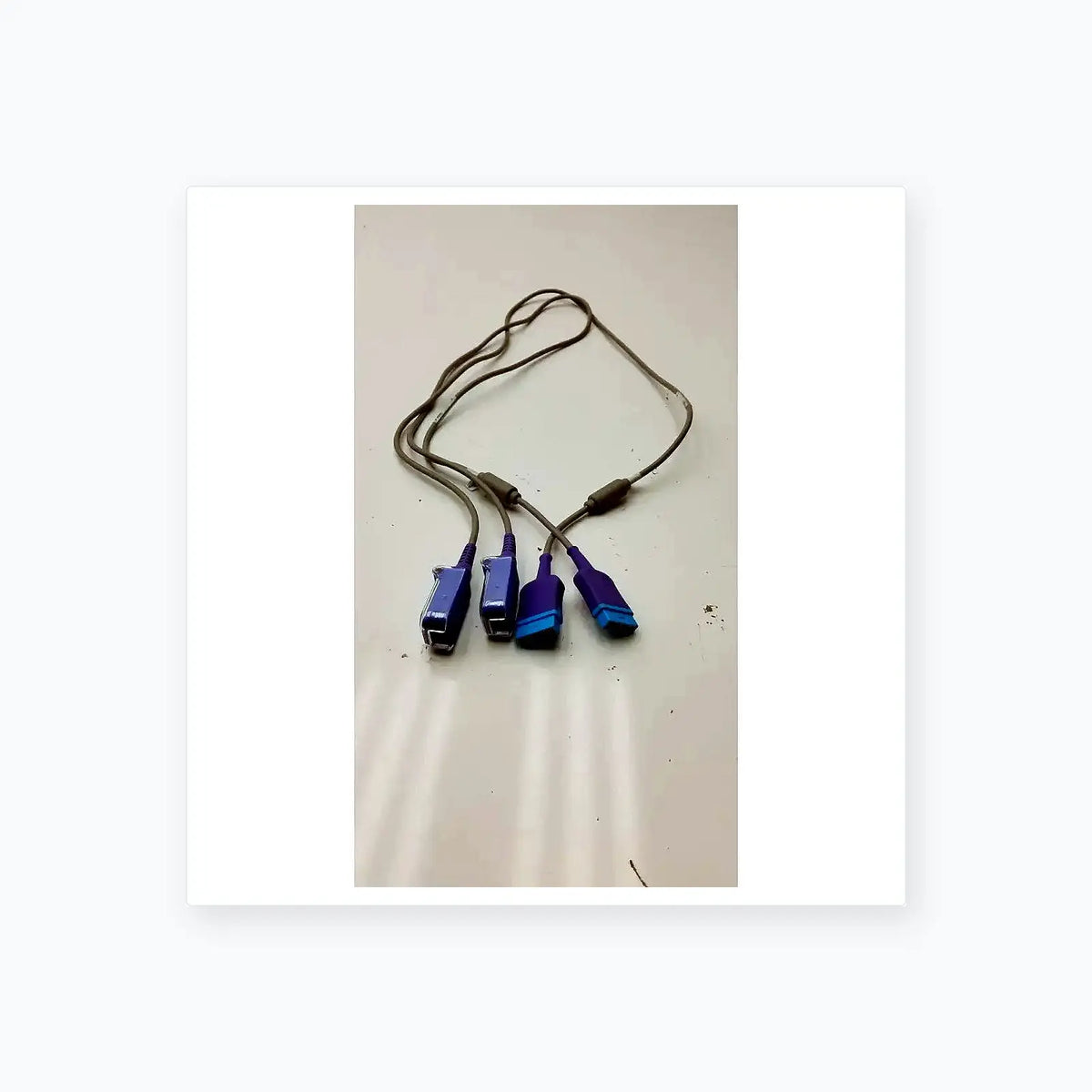 Nellcor Lot of 2 Nellcor DOC-10 Cable SPO2 Extension Adapter Cable SpO2 Extension Adapter Cable, second-hand product photo 1