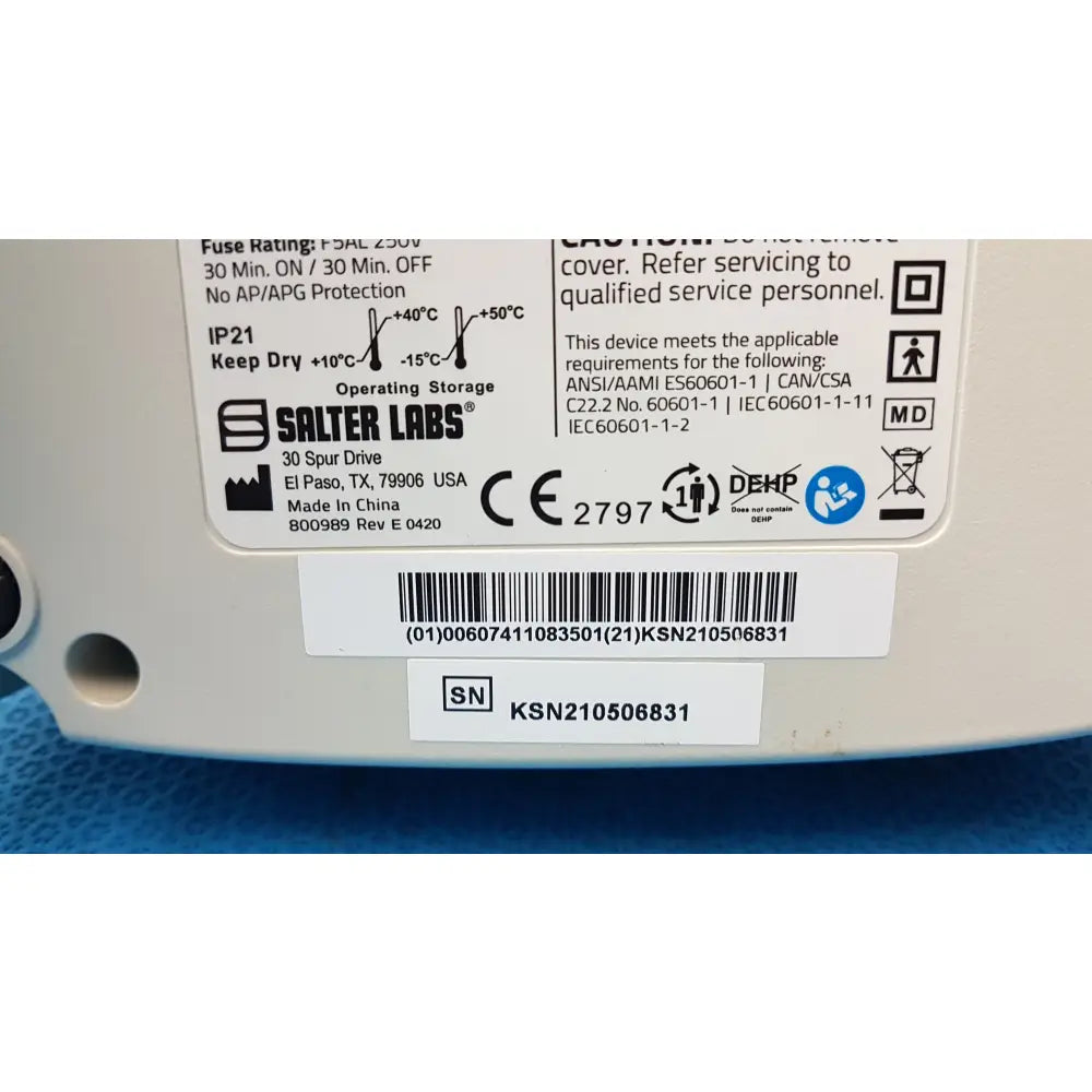 Lot of 2 Nidek Pulmo-Mist & Salter 8350-1 AIRE Elite Compressor Nebulizers - Compressor nebulizer