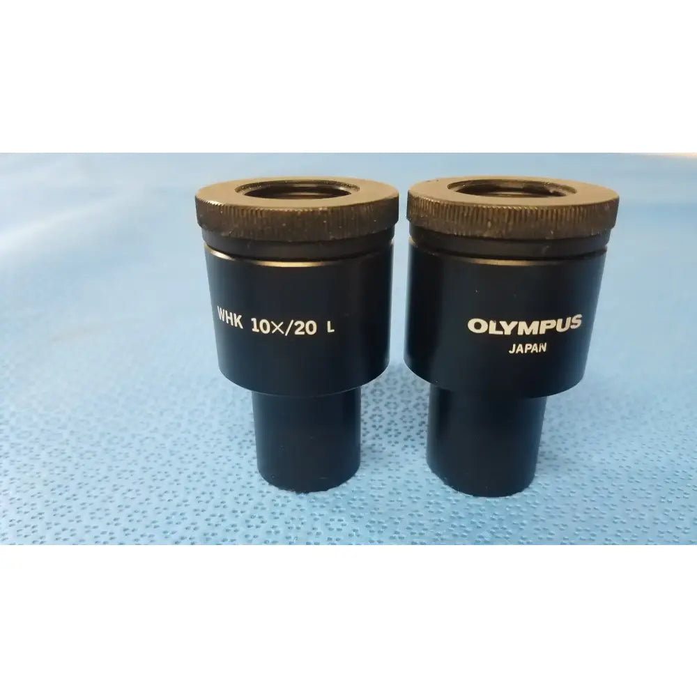 Olympus Lot of 2 Olympus WHK10x/20L Microscope Eyepeices Microscope Eyepeices, second-hand product photo 1