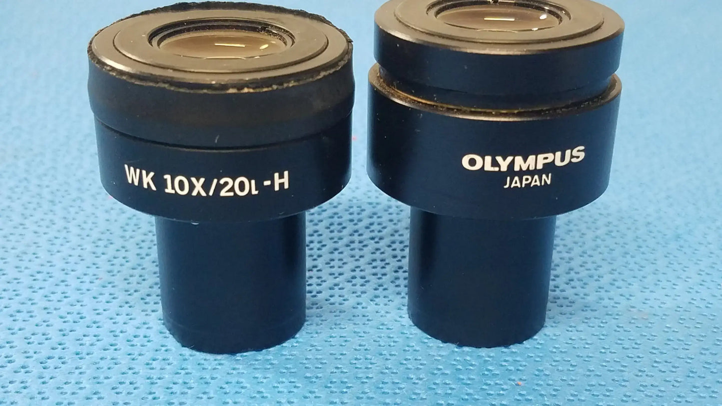 Olympus Lot of 2 Olympus WK 10x/20L Microscope Eyepieces Microscope Eyepieces, second-hand product photo 3