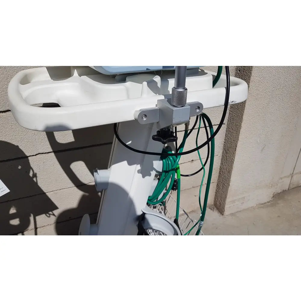 Lot of 2 Philips V60 Hospital BiPAP Ventilators With Rolling Stands - Hospital BiPAP Ventilator