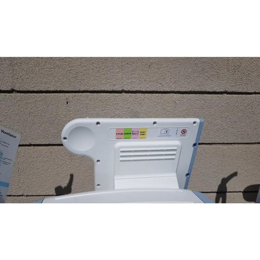 Lot of 2 Philips V60 Hospital BiPAP Ventilators With Rolling Stands - Hospital BiPAP Ventilator
