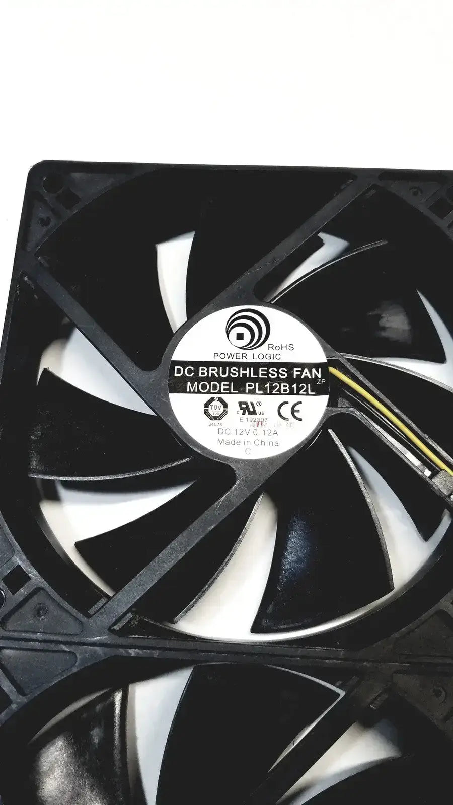 Power Logic Lot of 2 Power Logic 12V DC Brushless Fan Model PL12B12L DC Brushless Fan, second-hand product photo 3