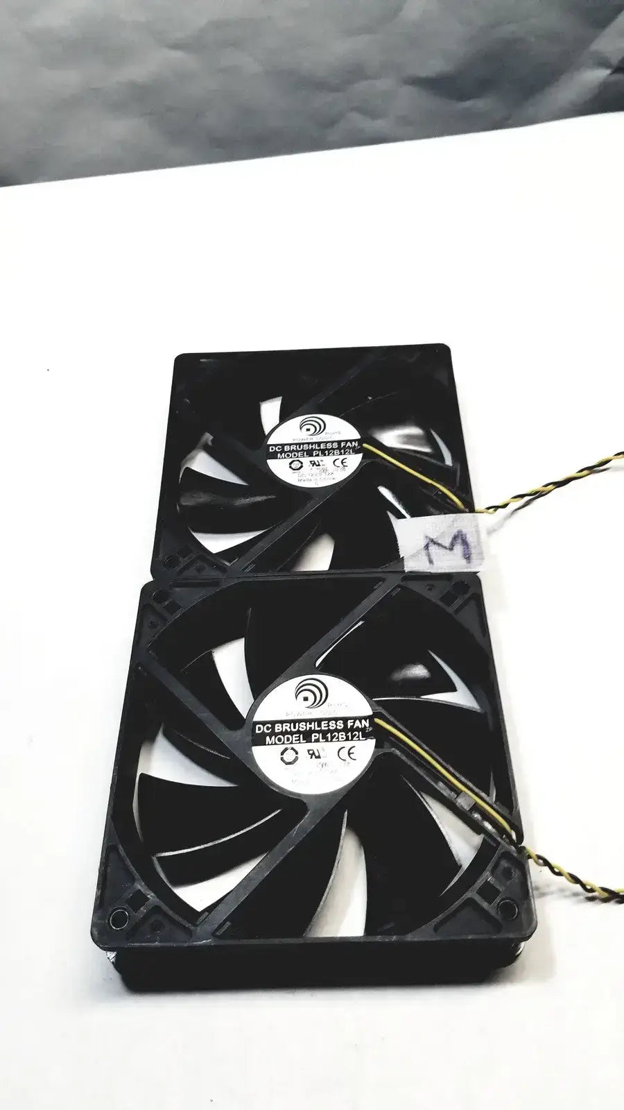 Power Logic Lot of 2 Power Logic 12V DC Brushless Fan Model PL12B12L DC Brushless Fan, second-hand product photo 5