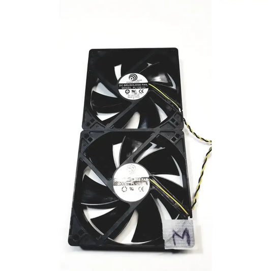 Power Logic Lot of 2 Power Logic 12V DC Brushless Fan Model PL12B12L DC Brushless Fan, second-hand product photo 1