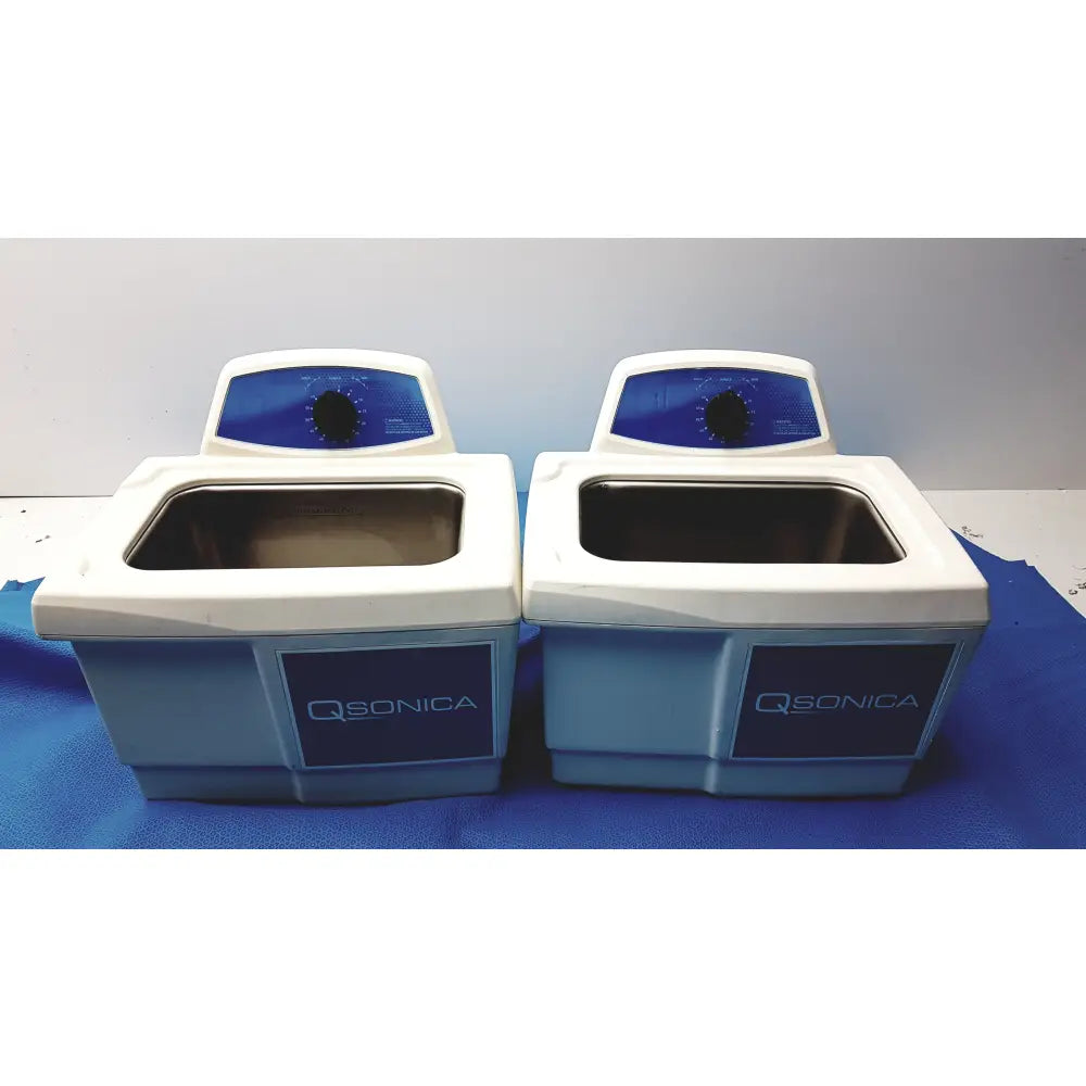 Lot of 2 Qsonica C75T Ultrasonic Cleaners - Mechanical Ultrasonic Cleaner