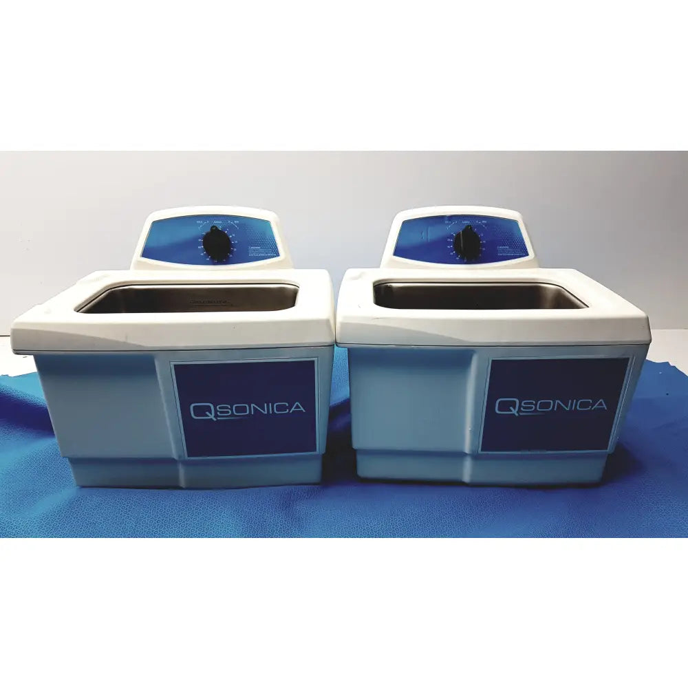 Lot of 2 Qsonica C75T Ultrasonic Cleaners - Mechanical Ultrasonic Cleaner