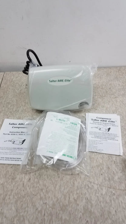 Salter Lot of 2 Salter AIRE Elite Compressor Nebulizer System Ref 8350-1 Compressor Nebulizer System, new product photo 1