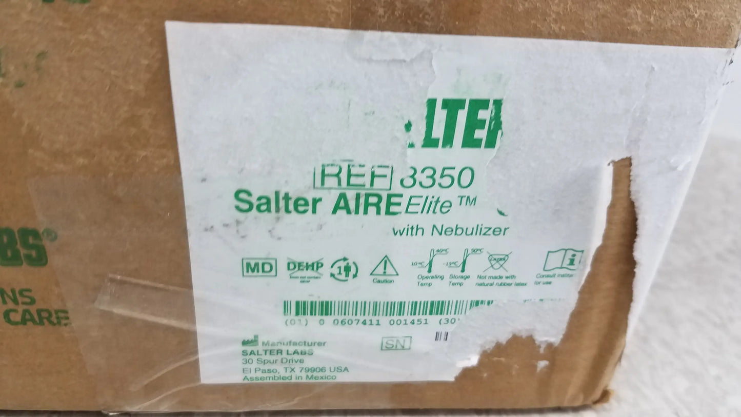 Salter Lot of 2 Salter AIRE Elite Compressor Nebulizer System Ref 8350-1 Compressor Nebulizer System, new product photo 13