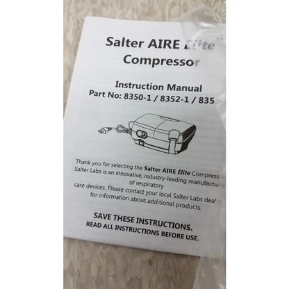 Salter Lot of 2 Salter AIRE Elite Compressor Nebulizer System Ref 8350-1 Compressor Nebulizer System, new product photo 9