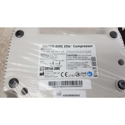 Salter Lot of 2 Salter AIRE Elite Compressor Nebulizer System Ref 8350-1 Compressor Nebulizer System, new product photo 7