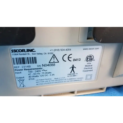 SSCOR Lot of 2 SSCOR 2314 Duet Portable Aspirator Portable Aspirator / Suction Unit, second-hand product photo 10