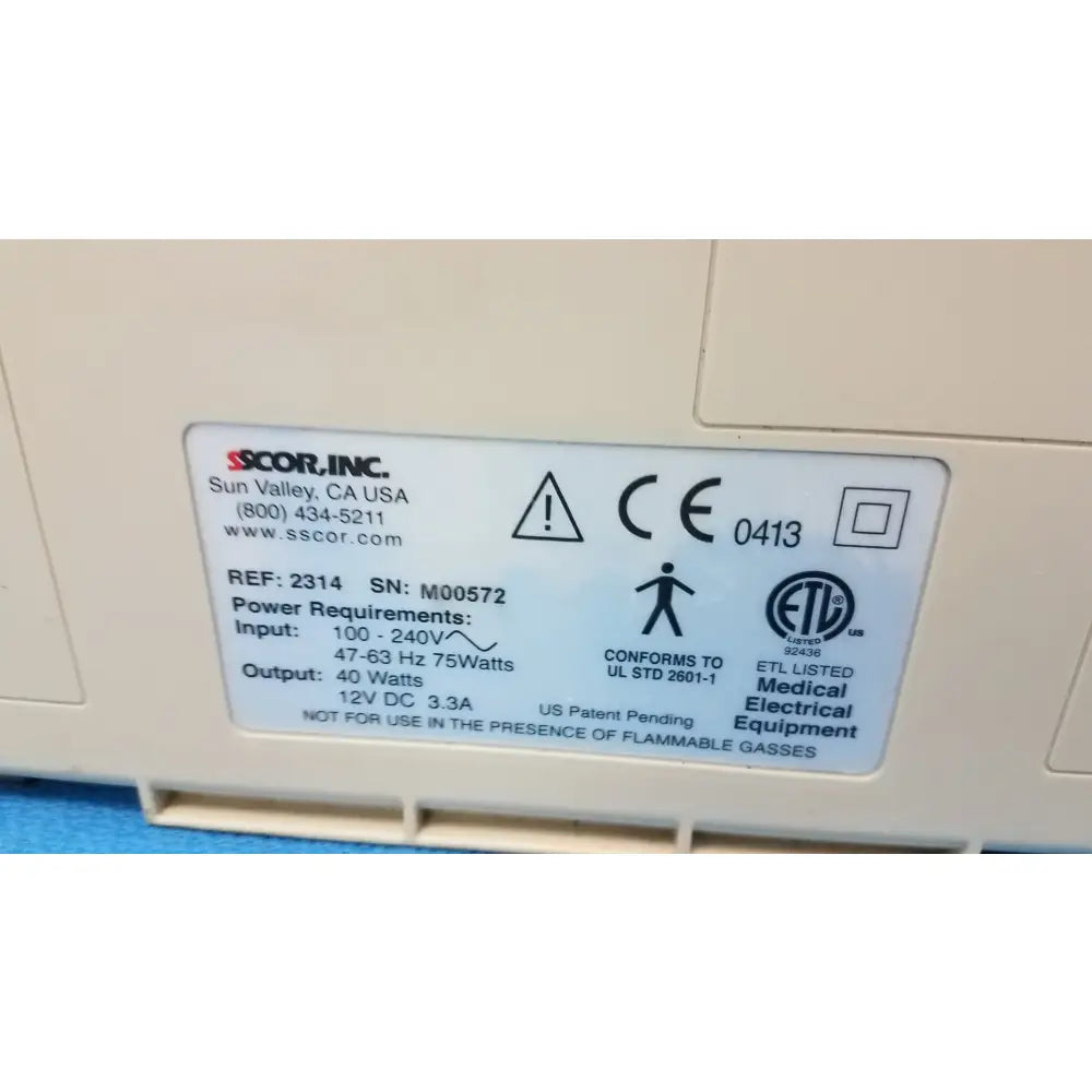 SSCOR Lot of 2 SSCOR 2314 Duet Portable Aspirator Portable Aspirator / Suction Unit, second-hand product photo 12