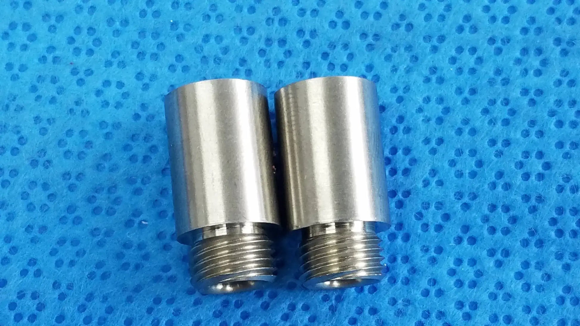 Reuse Medical Equipment Lot of - 2 Stainless Steel Male to Female Nipple Pipe Fitting Extension Male‑to‑Female Nipple Pipe Fitting Extension, second-hand product photo 4