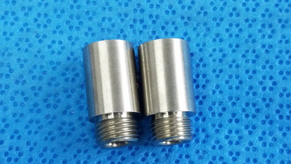 Reuse Medical Equipment Lot of - 2 Stainless Steel Male to Female Nipple Pipe Fitting Extension Male‑to‑Female Nipple Pipe Fitting Extension, second-hand product photo 4