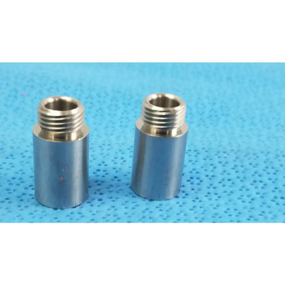 Reuse Medical Equipment Lot of - 2 Stainless Steel Male to Female Nipple Pipe Fitting Extension Male‑to‑Female Nipple Pipe Fitting Extension, second-hand product photo 1