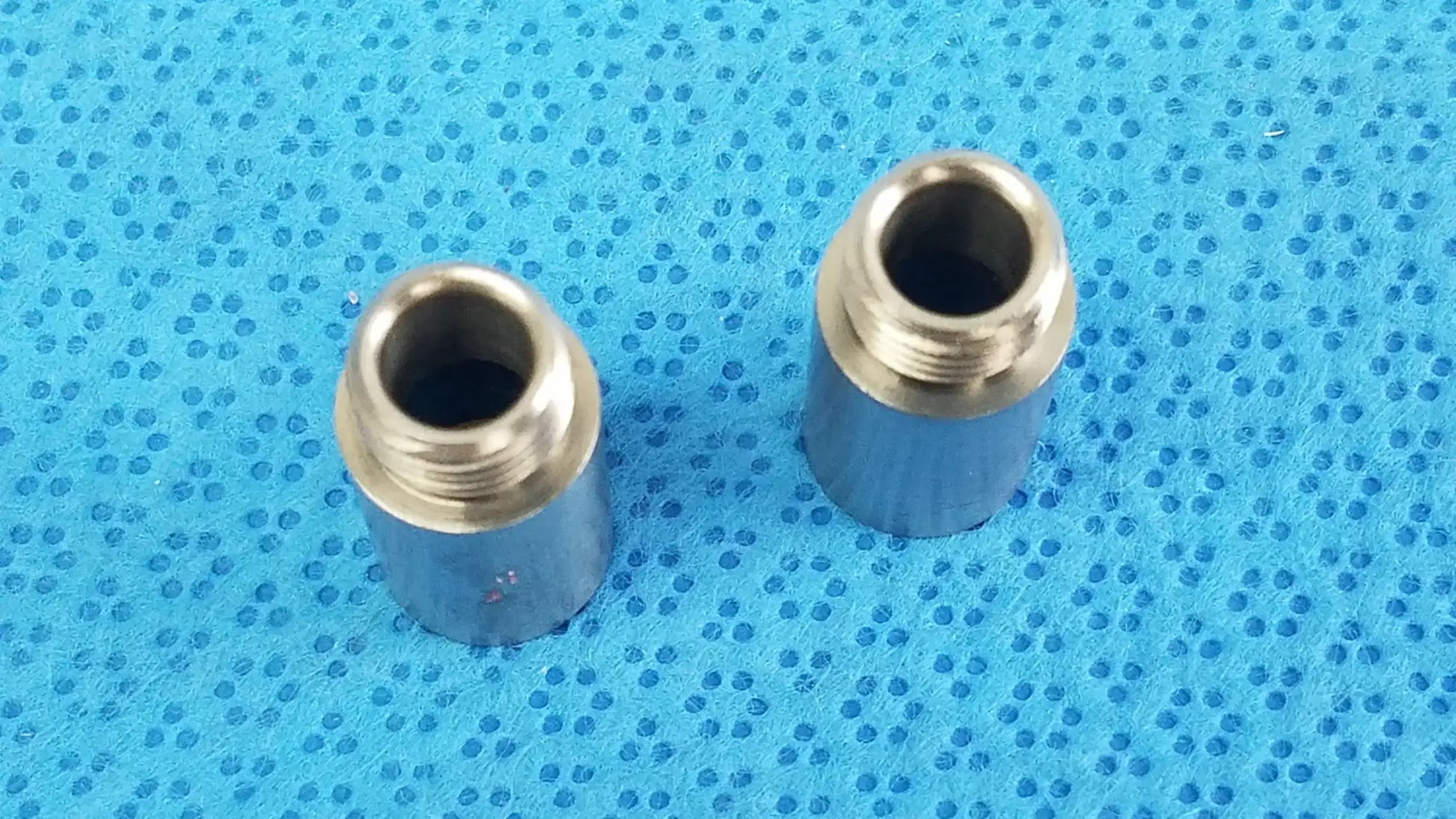 Reuse Medical Equipment Lot of - 2 Stainless Steel Male to Female Nipple Pipe Fitting Extension Male‑to‑Female Nipple Pipe Fitting Extension, second-hand product photo 2