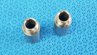 Reuse Medical Equipment Lot of - 2 Stainless Steel Male to Female Nipple Pipe Fitting Extension Male‑to‑Female Nipple Pipe Fitting Extension, second-hand product photo 2