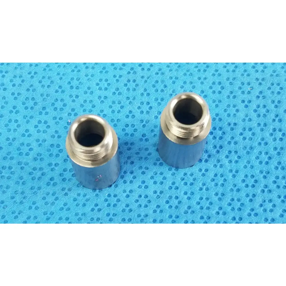 Reuse Medical Equipment Lot of - 2 Stainless Steel Male to Female Nipple Pipe Fitting Extension Male‑to‑Female Nipple Pipe Fitting Extension, second-hand product photo 2