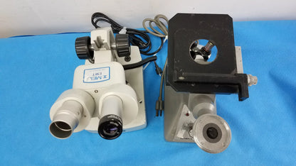 N/A Lot of 2 Stereo Microscope With CK Inverted Binocular Microscope Microscopes, as-is (for parts) product photo 2