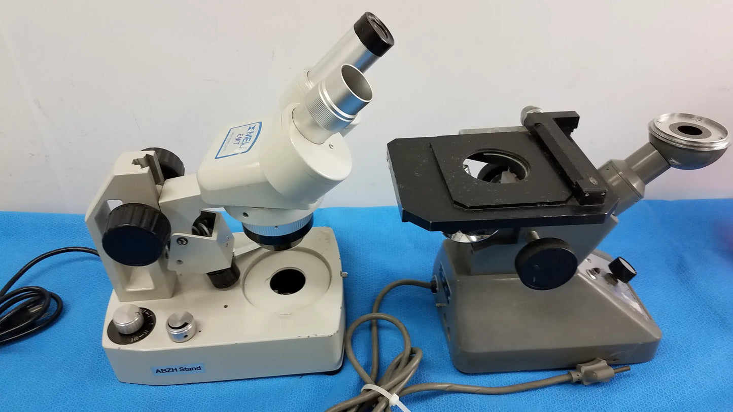 N/A Lot of 2 Stereo Microscope With CK Inverted Binocular Microscope Microscopes, as-is (for parts) product photo 16