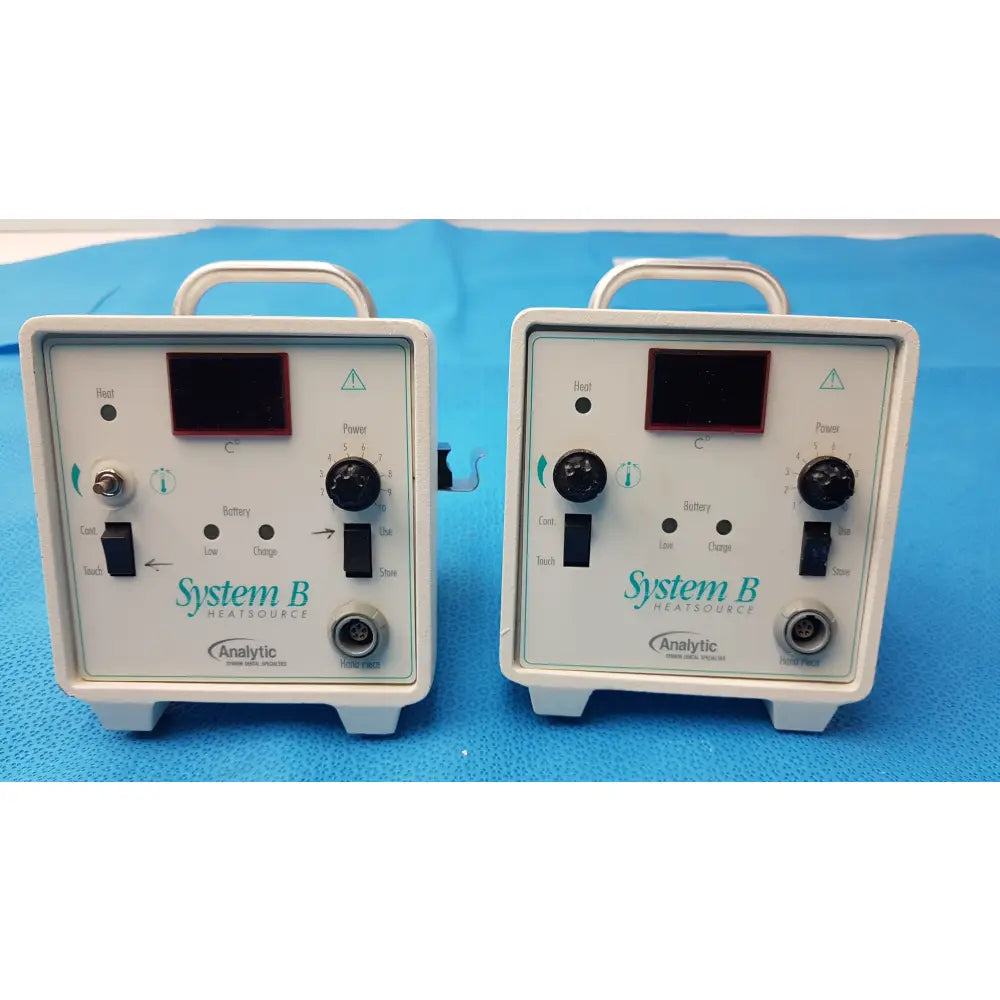 Lot of 2 Sybron Endo Analytic System B Dental Heat Source Obturation Units - Dental Heat Source Obturation Unit