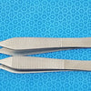 LOT OF 2 T/C Adson Tissue Kocher Forceps 1x2 Teeth 4.75" – Tungsten Carbide