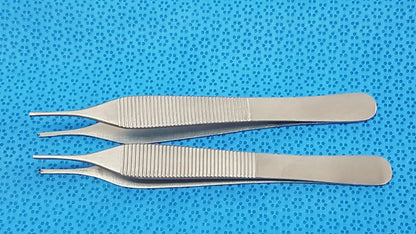 Centurion Pakistan LOT OF 2 T/C Adson Tissue Kocher Forceps 1x2 Teeth 4.75" – Tungsten Carbide Surgical Forceps, second-hand product photo 7
