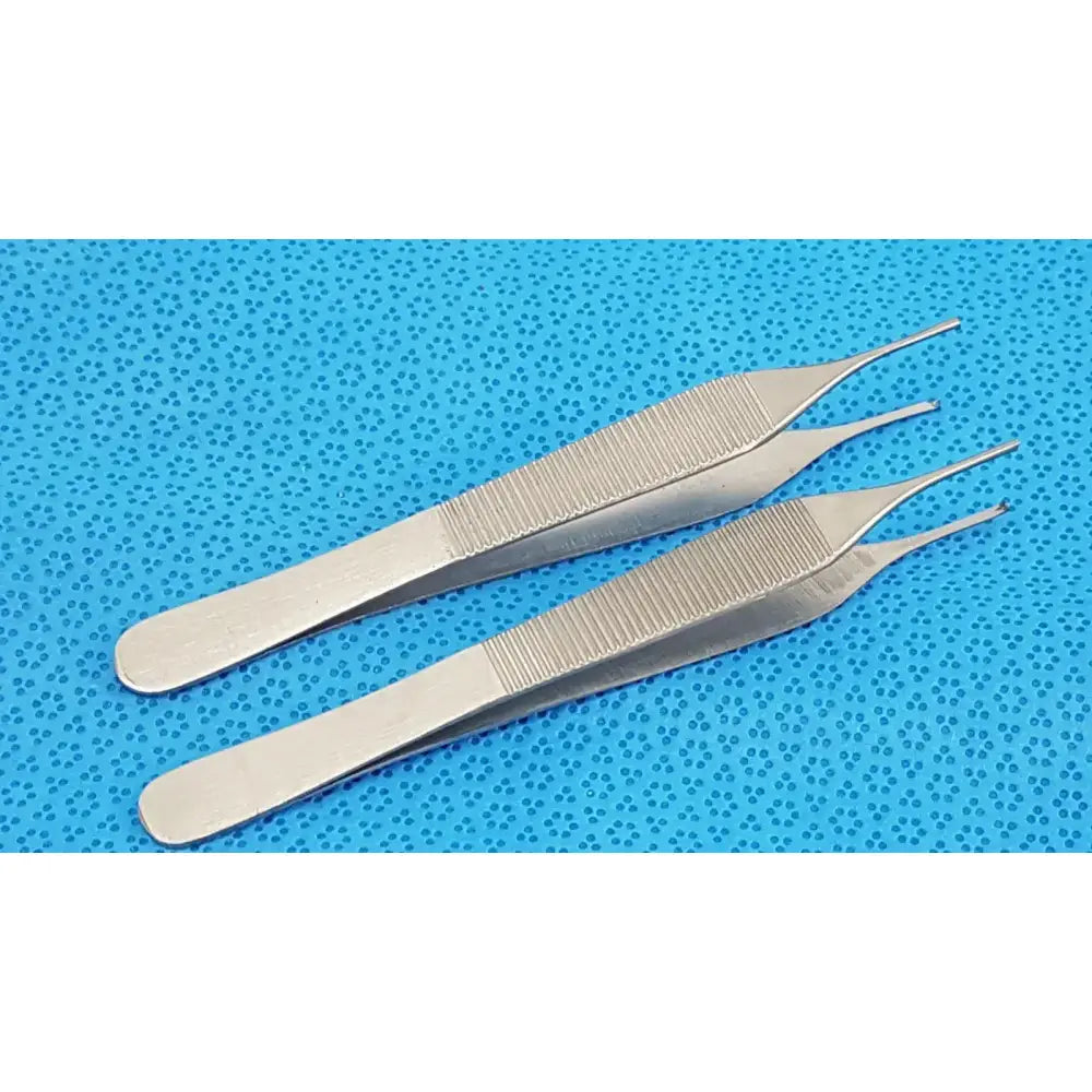 Centurion Pakistan LOT OF 2 T/C Adson Tissue Kocher Forceps 1x2 Teeth 4.75" – Tungsten Carbide Surgical Forceps, second-hand product photo 4