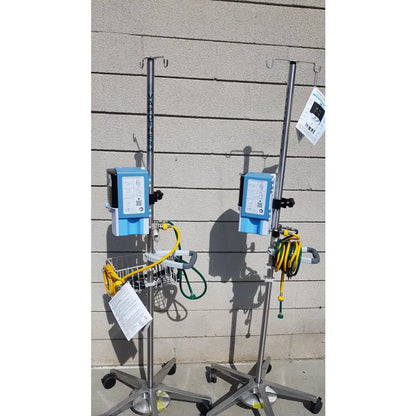 Lot of 2 Vapotherm Precision Flow Plus Respiratory Therapy Units With Stands - Respiratory Therapy Unit