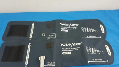 Welch Allyn Lot of - 2 Welch Allyn Flexiport Reuseable Blood Pressure Cuff Adult 11 FlexiPort Reusable Blood Pressure Cuff, second-hand product photo 2