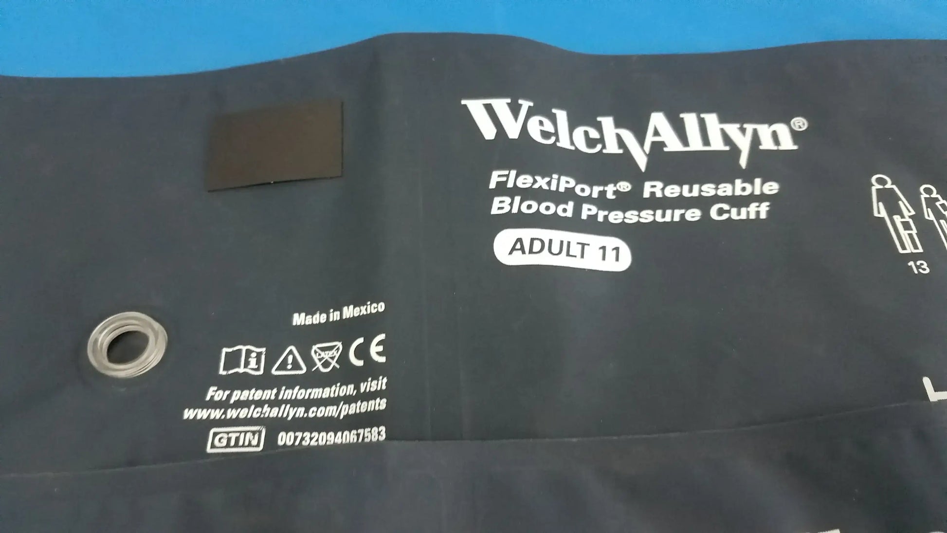 Welch Allyn Lot of - 2 Welch Allyn Flexiport Reuseable Blood Pressure Cuff Adult 11 FlexiPort Reusable Blood Pressure Cuff, second-hand product photo 8